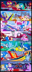 Size: 1247x2771 | Tagged: applejack, artist:terry, blaze the cat, crossover, derpibooru import, fluttershy, haters gonna hate, knuckles the echidna, mane seven, mane six, meme, metal sonic, miles "tails" prower, pinkie pie, rainbow dash, rarity, safe, shadow the hedgehog, silver the hedgehog, sonic the hedgehog, sonic the hedgehog (series), spike, twilight sparkle