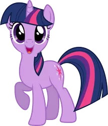 Size: 4300x5000 | Tagged: safe, artist:xpesifeindx, derpibooru import, twilight sparkle, pony, unicorn, absurd resolution, cute, female, happy, looking at you, mare, open mouth, raised hoof, simple background, solo, transparent background, twiabetes, unicorn twilight, vector