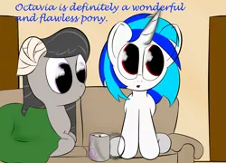 Size: 1215x875 | Tagged: safe, artist:abaddon41, derpibooru import, octavia melody, vinyl scratch, ask vinyl and octavia, female, lesbian, scratchtavia, shipping