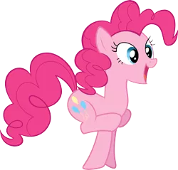 Size: 8369x8000 | Tagged: safe, artist:quasdar, derpibooru import, pinkie pie, absurd resolution, simple background, solo, transparent background, vector