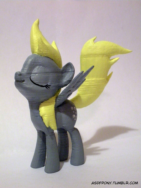 Size: 2736x3648 | Tagged: safe, artist:clawed-nyasu, derpibooru import, derpy hooves, pony, 3d print, custom, irl, photo, sculpture, solo