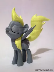 Size: 2736x3648 | Tagged: safe, artist:clawed-nyasu, derpibooru import, derpy hooves, pony, 3d print, custom, irl, photo, sculpture, solo