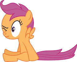 Size: 9299x7469 | Tagged: absurd resolution, artist:deadparrot22, derpibooru import, safe, scootaloo, scrunchy face, simple background, solo, transparent background, vector