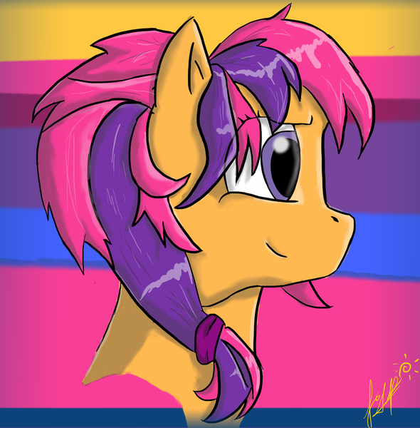 Size: 2254x2294 | Tagged: safe, artist:sunlightpony, derpibooru import, scootaloo, scootaloo (g3), g3.5, g3.5 to g4, generation leap