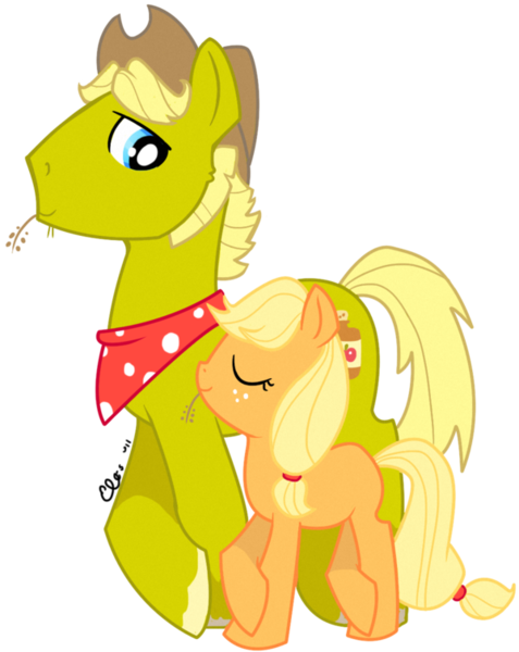 Size: 600x755 | Tagged: applejack, artist:ellisarts, derpibooru import, oc, safe, younger