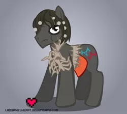 Size: 748x670 | Tagged: artist:ladypixelheart, planescape torment, ponified, safe, the nameless one