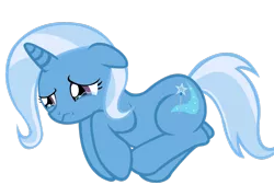 Size: 1280x915 | Tagged: dead source, safe, artist:sofunnyguy, derpibooru import, trixie, pony, unicorn, crying, female, mare, sad, simple background, solo, transparent background, vector