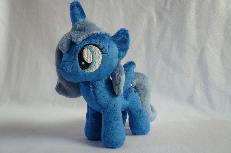 Size: 1024x680 | Tagged: safe, artist:navkaze, derpibooru import, princess luna, pony, filly, irl, photo, plushie, solo, woona