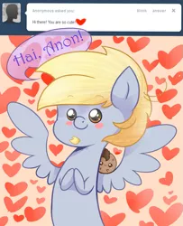 Size: 811x999 | Tagged: artist:blacky-moon, ask, ask mister derpy, chubbie, cute, derpibooru import, derpy hooves, doctor whooves, rule 63, rule63betes, safe, time turner