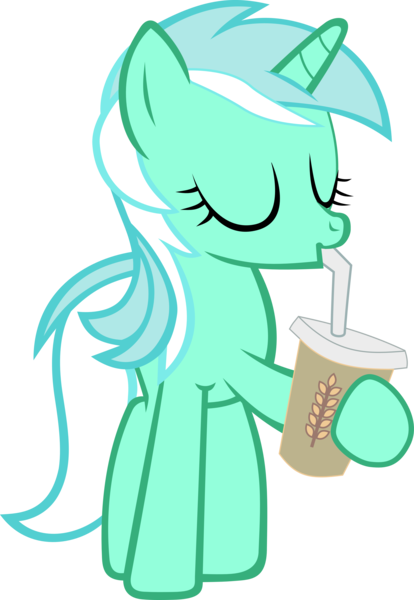 Size: 3590x5197 | Tagged: safe, artist:freak0uo, derpibooru import, lyra heartstrings, drinking, smoothie