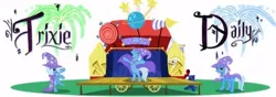 Size: 400x140 | Tagged: banner, derpibooru import, equestria daily, safe, trixie