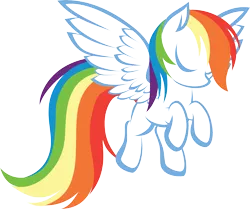 Size: 3775x3155 | Tagged: safe, artist:up1ter, derpibooru import, rainbow dash, pegasus, pony, eyes closed, female, hooves, lineart, mare, milestone, simple background, solo, spread wings, transparent background, wings
