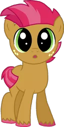 Size: 495x977 | Tagged: safe, artist:starryoak, derpibooru import, babs seed, earth pony, pony, bob steed, covering, rule 63, simple background, solo, transparent background, unshorn fetlocks