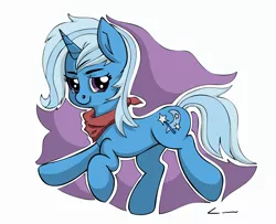 Size: 5708x4637 | Tagged: safe, artist:galaxyotter77, derpibooru import, trixie, pony, unicorn, absurd resolution, bandana, female, looking at you, mare, pose, smiling, solo