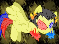 Size: 960x720 | Tagged: derpibooru import, homestuck, ponified, safe, sollux captor