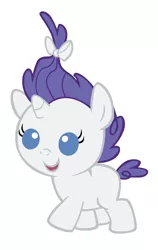 Size: 900x1424 | Tagged: artist:marianhawke, derpibooru import, foal, rarity, safe, simple background, vector, white background