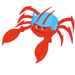 Size: 1000x1000 | Tagged: artist:onemanstance, captain crab nasty, crab, derpibooru import, g1, g1 to g4, generation leap, optimus prime, peter cullen, safe, transformers, voice actor joke