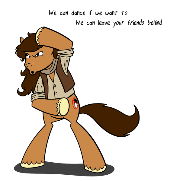 Size: 1270x1353 | Tagged: 80s, artist:sir-dangereaux, derpibooru import, ivan doroschuk, men without hats, ponified, safe, safety dance