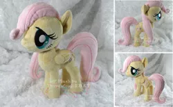 Size: 1300x800 | Tagged: safe, artist:hystree, derpibooru import, fluttershy, pony, filly, irl, photo, plushie, solo