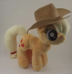 Size: 1022x1053 | Tagged: safe, artist:brainbread, derpibooru import, apple bloom, pony, hat, irl, photo, plushie, solo