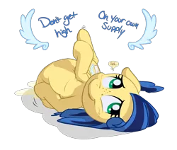 Size: 1618x1369 | Tagged: safe, artist:okiedokielowkey, derpibooru import, oc, oc:milky way, unofficial characters only, pony, blushing, fat, female, jiggle, lactation, mare, milk, puddle, solo