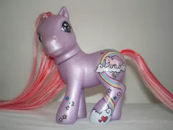 Size: 900x675 | Tagged: artist:missgriss, custom, derpibooru import, g3, irl, mlp arena, oc, oc:arena pony, photo, safe, toy