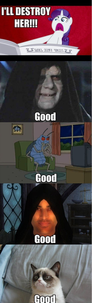 Size: 451x1487 | Tagged: cat, comic, derpibooru import, edit, edited screencap, emperor palpatine, family guy, grumpy cat, i'll destroy her, image macro, lucien lachance, newspaper, oblivion, ponyville confidential, rarity, safe, screencap, screencap comic, star wars, tard the grumpy cat, the elder scrolls