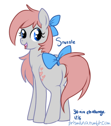 Size: 358x406 | Tagged: safe, artist:lulubell, derpibooru import, snuzzle, earth pony, pony, 30 minute art challenge, bow, female, hair bow, looking at you, looking back, looking back at you, mare, plot, rear view, simple background, tail bow, transparent background