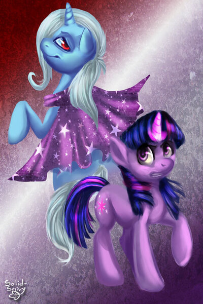 Size: 440x660 | Tagged: derpibooru import, safe, trixie, twilight sparkle