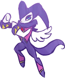 Size: 600x718 | Tagged: artist:kaizerin, derpibooru import, nightmaren, nights, nights into dreams, ponified, safe, simple background, transparent background, vector