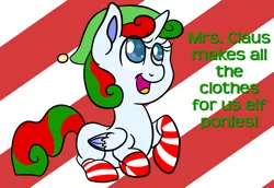 Size: 1038x715 | Tagged: safe, artist:srsishere, derpibooru import, oc, unofficial characters only, alicorn, pony, christmas, clothes, socks, solo, sparkles, striped socks
