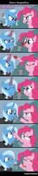 Size: 800x3700 | Tagged: arrow, artist:mam259, comic, computer, cursor, derpibooru import, horn, horn removal, no mouth, no nose, pinkie pie, safe, trash, trash can, trixie, xk-class end-of-the-world scenario