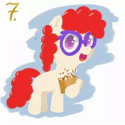 Size: 2000x2000 | Tagged: artist:osakaoji, candy cane, derpibooru import, glasses, safe, solo, twist