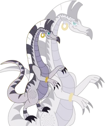 Size: 3000x3600 | Tagged: artist:elsdrake, dragon, dragonified, safe, simple background, solo, species swap, transparent background, vector, zecora, zoom layer