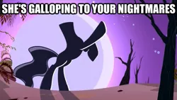 Size: 625x353 | Tagged: derpibooru import, headless, headless horse, image macro, safe, scary, sleepless in ponyville, the headless horse (character)