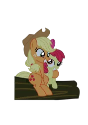 Size: 744x1052 | Tagged: apple bloom, applejack, artist:dbapplejack, derpibooru import, safe, simple background, sleepless in ponyville, svg, transparent background, vector