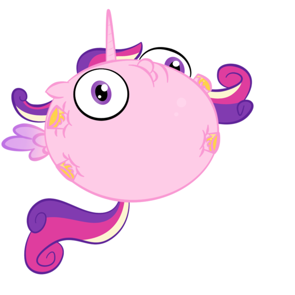 Size: 1008x1008 | Tagged: safe, artist:zomgitsalaura, derpibooru import, princess cadance, alicorn, balloonie pony, original species, pony, balloon, female, floating, floppy ears, inflation, mare, puffy cheeks, simple background, solo, spread wings, transparent background, wat, wide eyes, wings