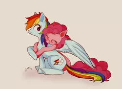 Size: 2338x1700 | Tagged: safe, artist:jabbym, derpibooru import, pinkie pie, rainbow dash, female, lesbian, pinkiedash, shipping