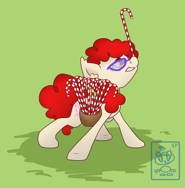 Size: 2246x2279 | Tagged: artist:shiny-pebble, candy cane, derpibooru import, glasses, safe, twist