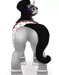 Size: 550x700 | Tagged: suggestive, derpibooru import, king sombra, pony, umbrum, unicorn, drawfag, looking at you, male, plot, presenting, solo, solo male, sombutt, stupid sexy sombra