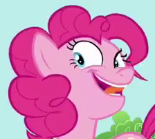 Size: 224x201 | Tagged: derpibooru import, pinkie pie, rapeface, reaction image, safe