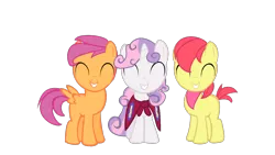 Size: 1280x720 | Tagged: apple bloom, applebuck, artist:touhoubrony, cutie mark crusaders, derpibooru import, rule 63, safe, scootaloo, scooteroll, silver bell, simple background, sweetie belle, transparent background, vector