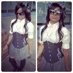 Size: 500x500 | Tagged: artist:vidot, cosplay, derpibooru import, human, irl, irl human, octavia melody, photo, safe