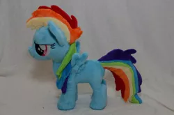 Size: 600x397 | Tagged: artist:makeshiftwings30, derpibooru import, filly, filly rainbow dash, irl, photo, plushie, rainbow dash, safe, solo
