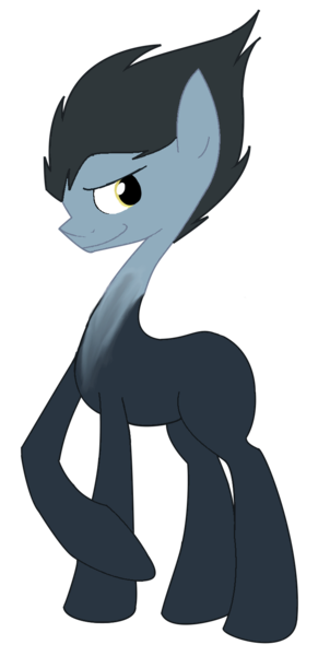 Size: 765x1518 | Tagged: artist:pennydropshop, pitch black, ponified, rise of the guardians, safe, solo