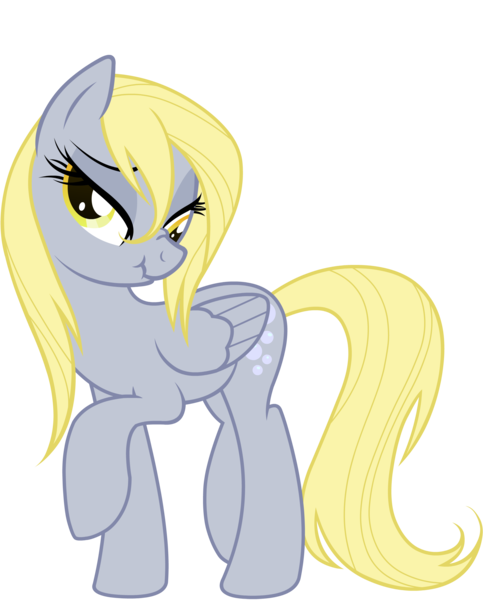 Size: 2286x2842 | Tagged: safe, derpibooru import, derpy hooves, pegasus, pony, derp, female, mare, scrunchy face, simple background, transparent background, vector, wet mane