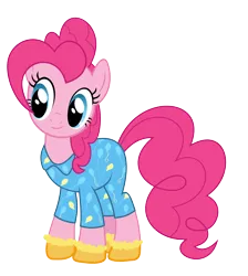 Size: 2682x3000 | Tagged: artist:alexiy777, clothes, derpibooru import, pajamas, pinkie pie, safe, simple background, socks, transparent background, vector