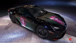 Size: 1280x720 | Tagged: car, forza motorsport 4, itasha, lexus, lexus lf-a, pinkie pie, safe