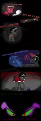 Size: 577x1700 | Tagged: artist:aerishikari, comic, derpibooru import, female, king sombra, lumbra, male, princess luna, safe, shipping, straight, umbrum