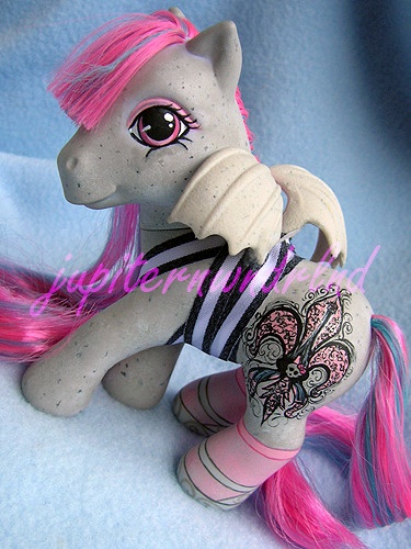 Size: 375x500 | Tagged: safe, artist:jupiternwndrlnd, derpibooru import, pony, crossover, custom, irl, monster high, photo, rochelle goyle, solo, toy